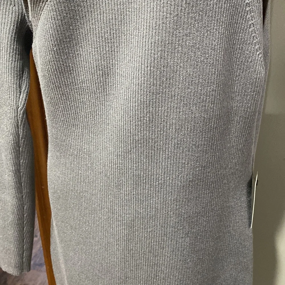 EXPRESS Ribbed Slit Dress - Picture 3 of 3